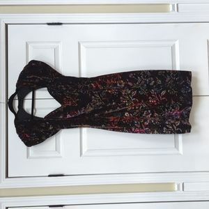GORGEOUS velvet floral mini dress